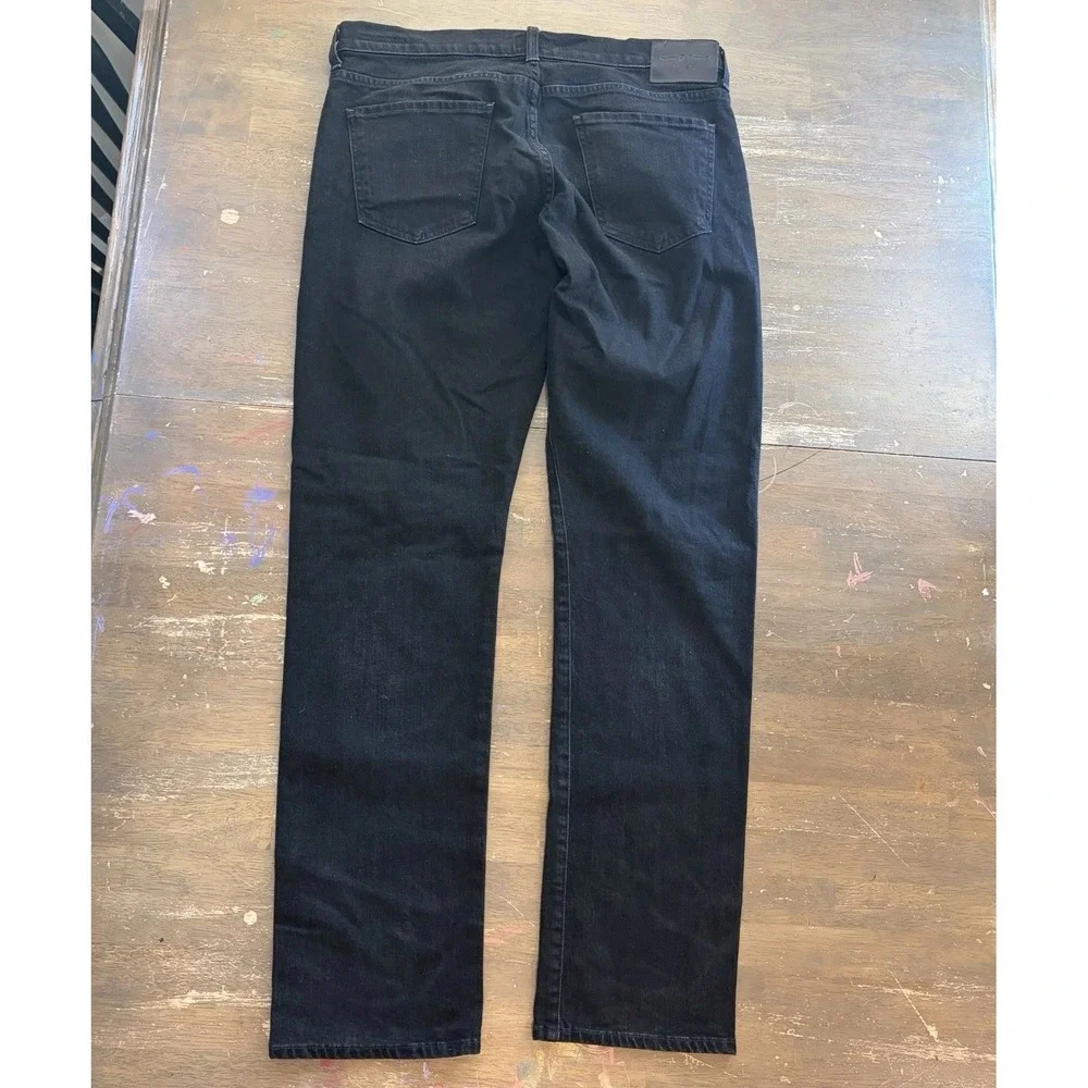 Citizens of Humanity Gage Slim Straight Jeans Black Mens 36 36x33
